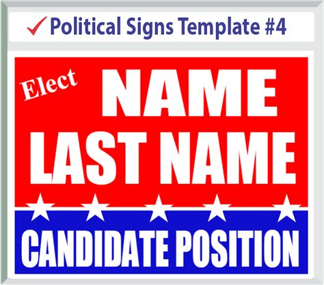 election signs printable